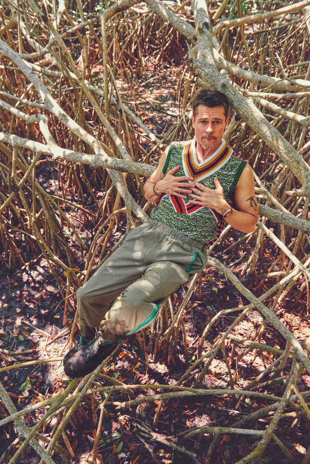 GQ Brad Pitt  - Ryan McGinley  - 330