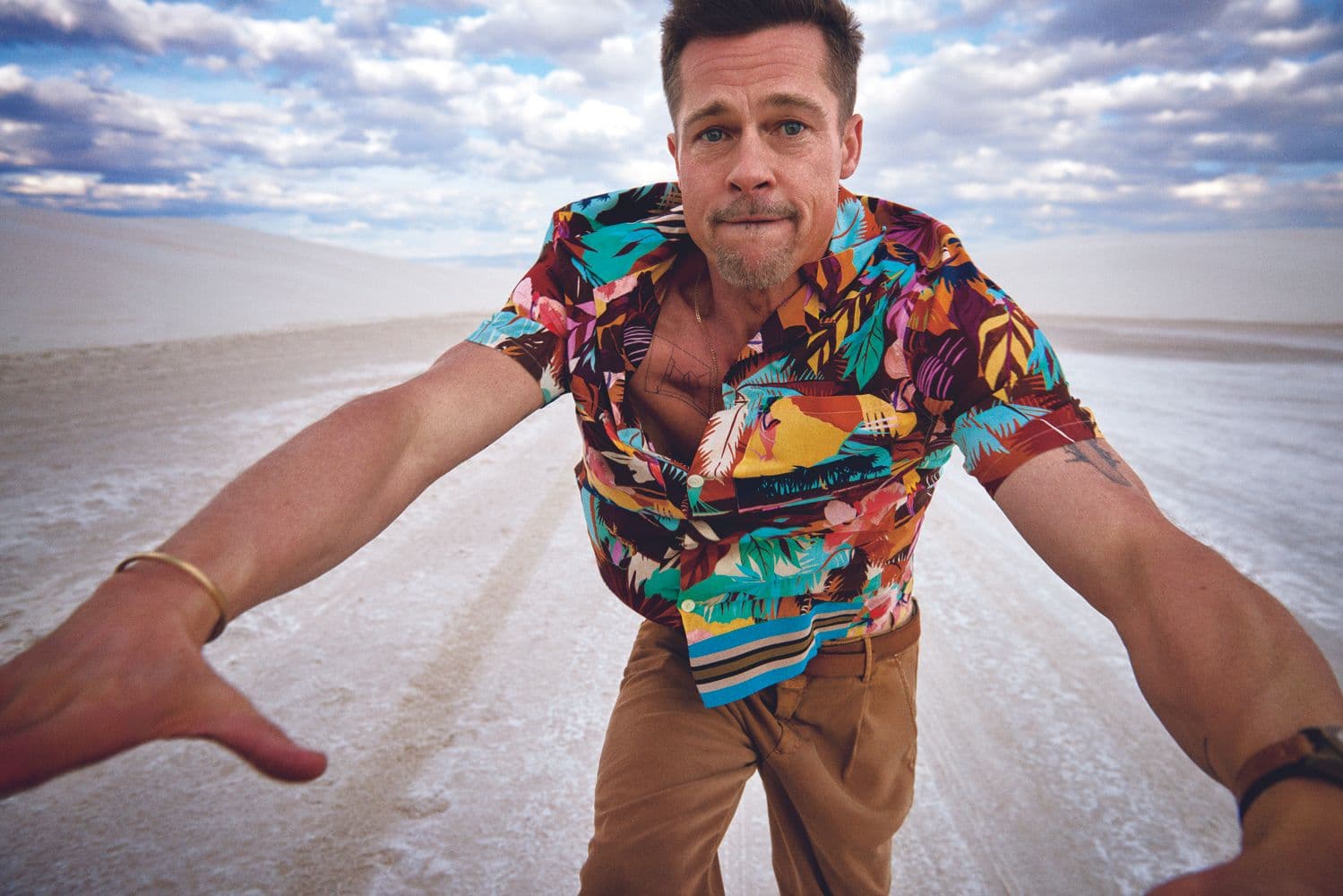 GQ Brad Pitt  - Ryan McGinley 