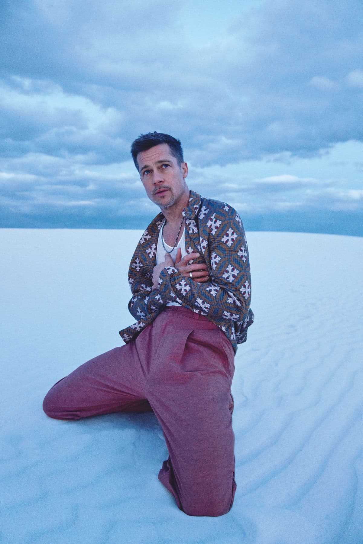 GQ Brad Pitt  - Ryan McGinley 