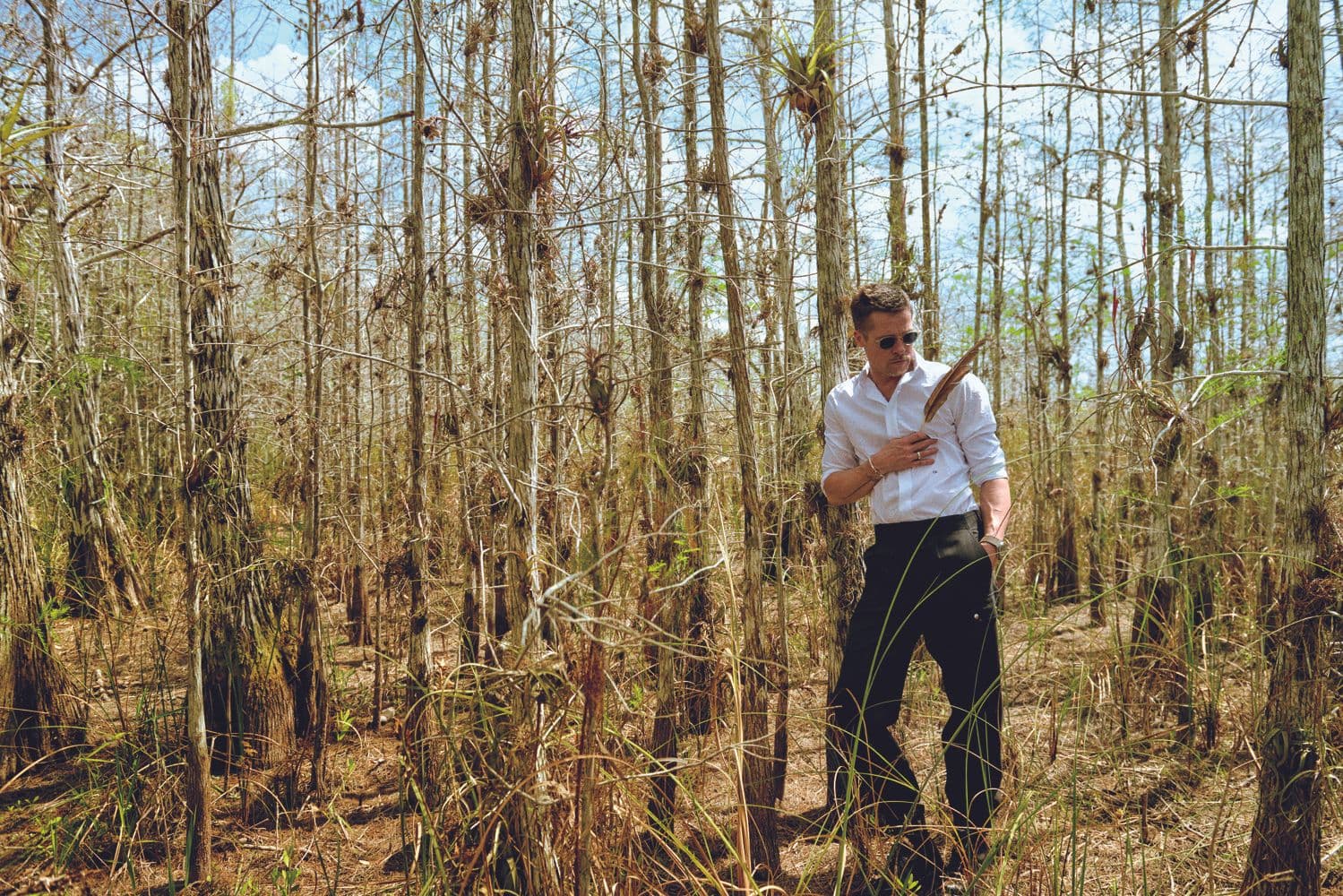 GQ Brad Pitt  - Ryan McGinley 