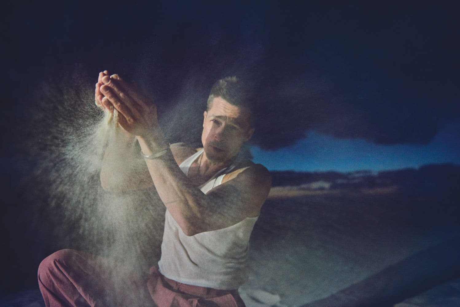 GQ Brad Pitt  - Ryan McGinley 