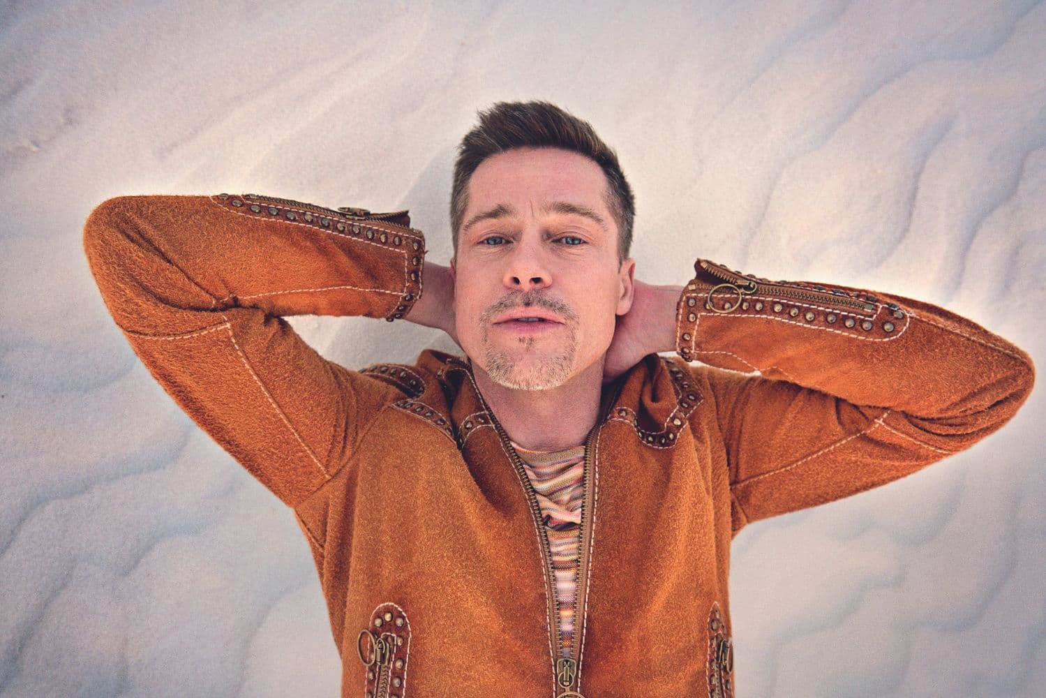 GQ Brad Pitt  - Ryan McGinley 
