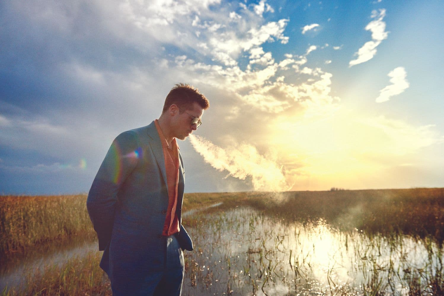 GQ Brad Pitt  - Ryan McGinley 