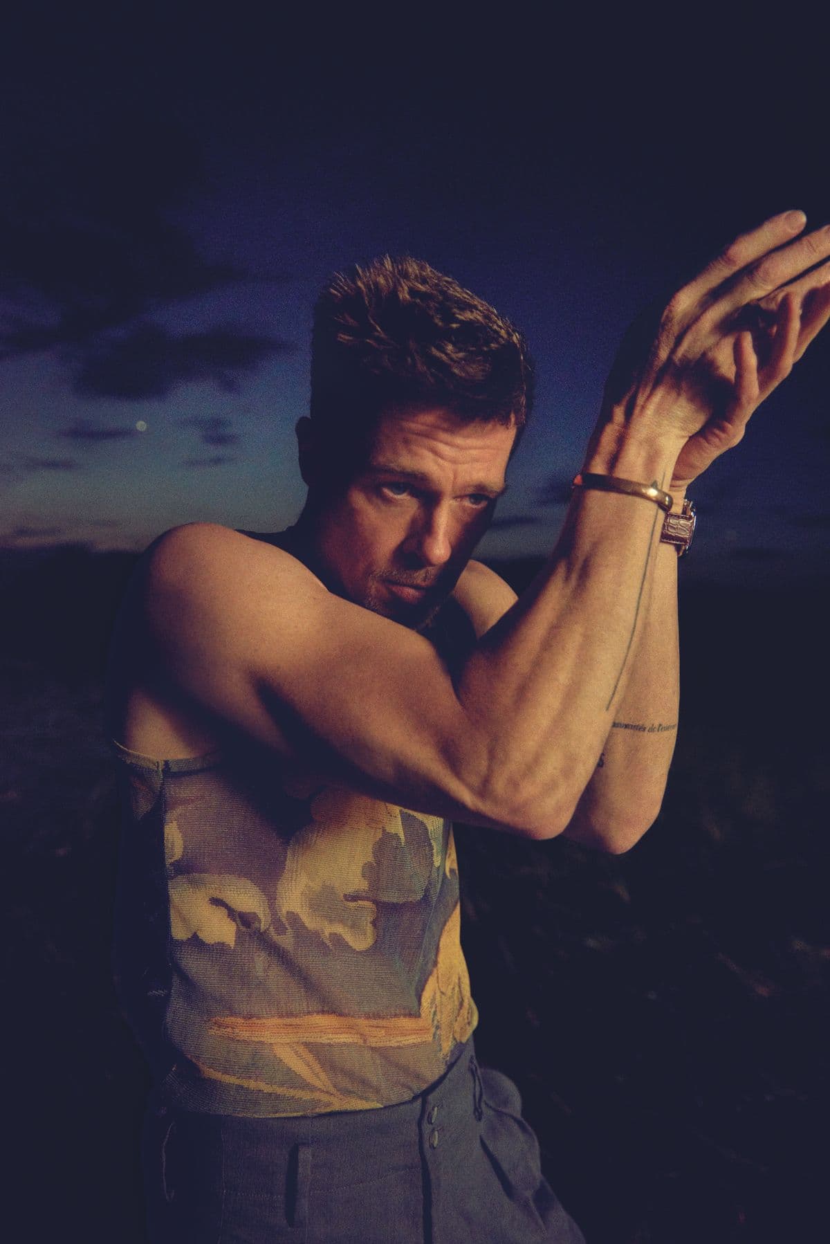 GQ Brad Pitt  - Ryan McGinley 