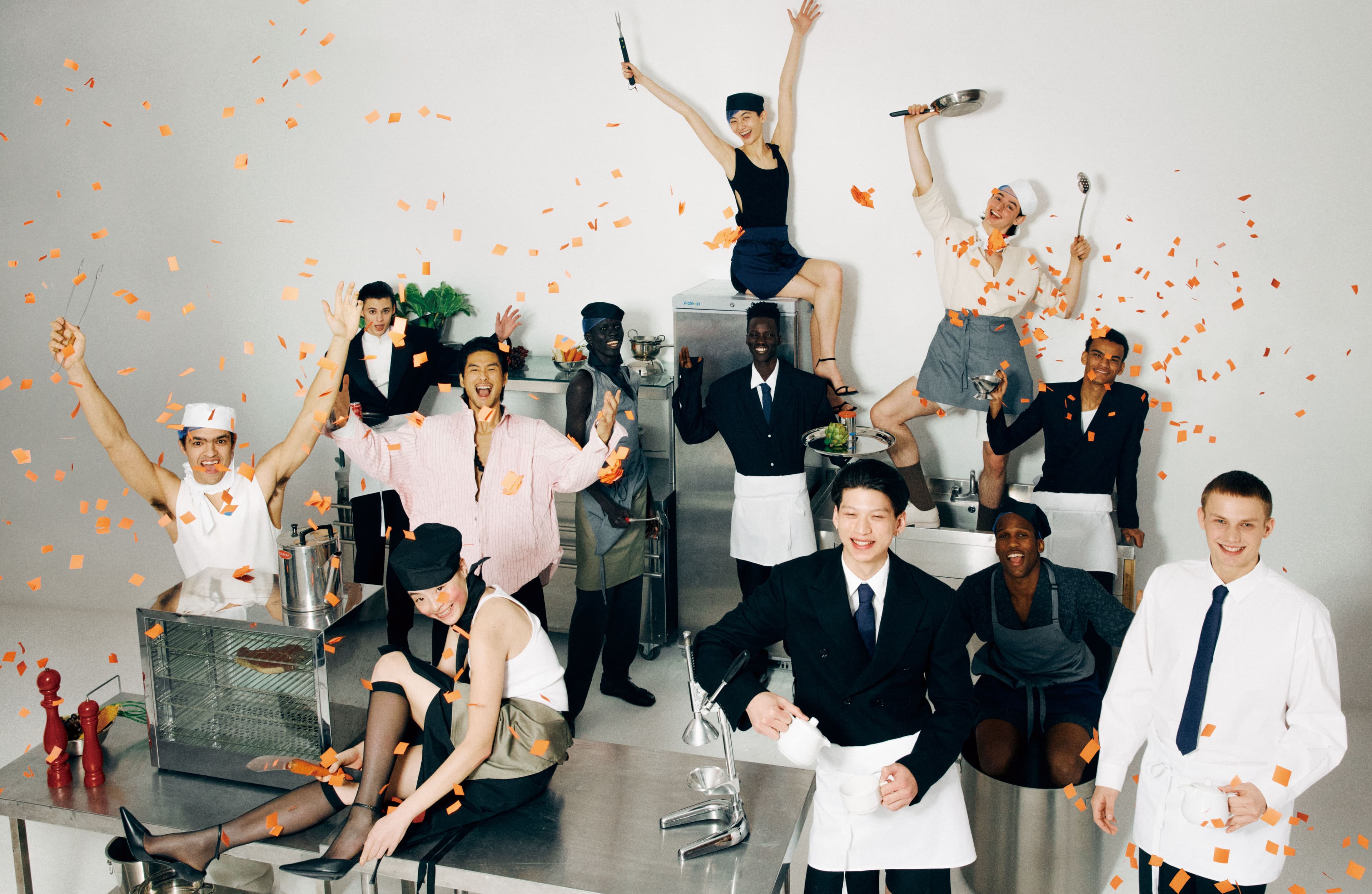 L'Officiel Hommes - Kitchen stunts