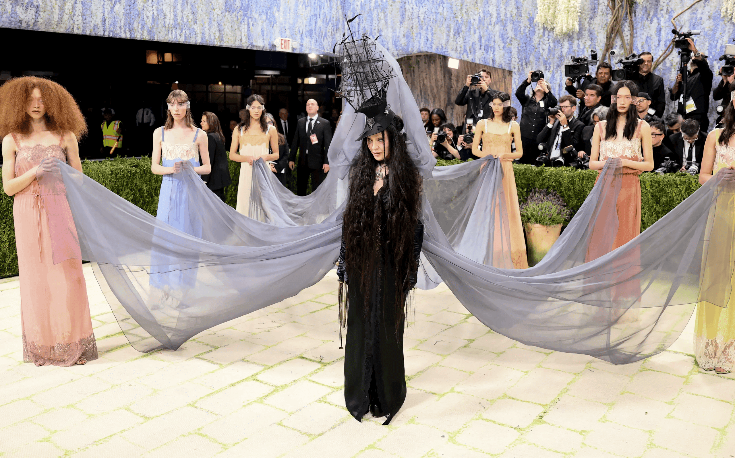 Met Gala with YSL