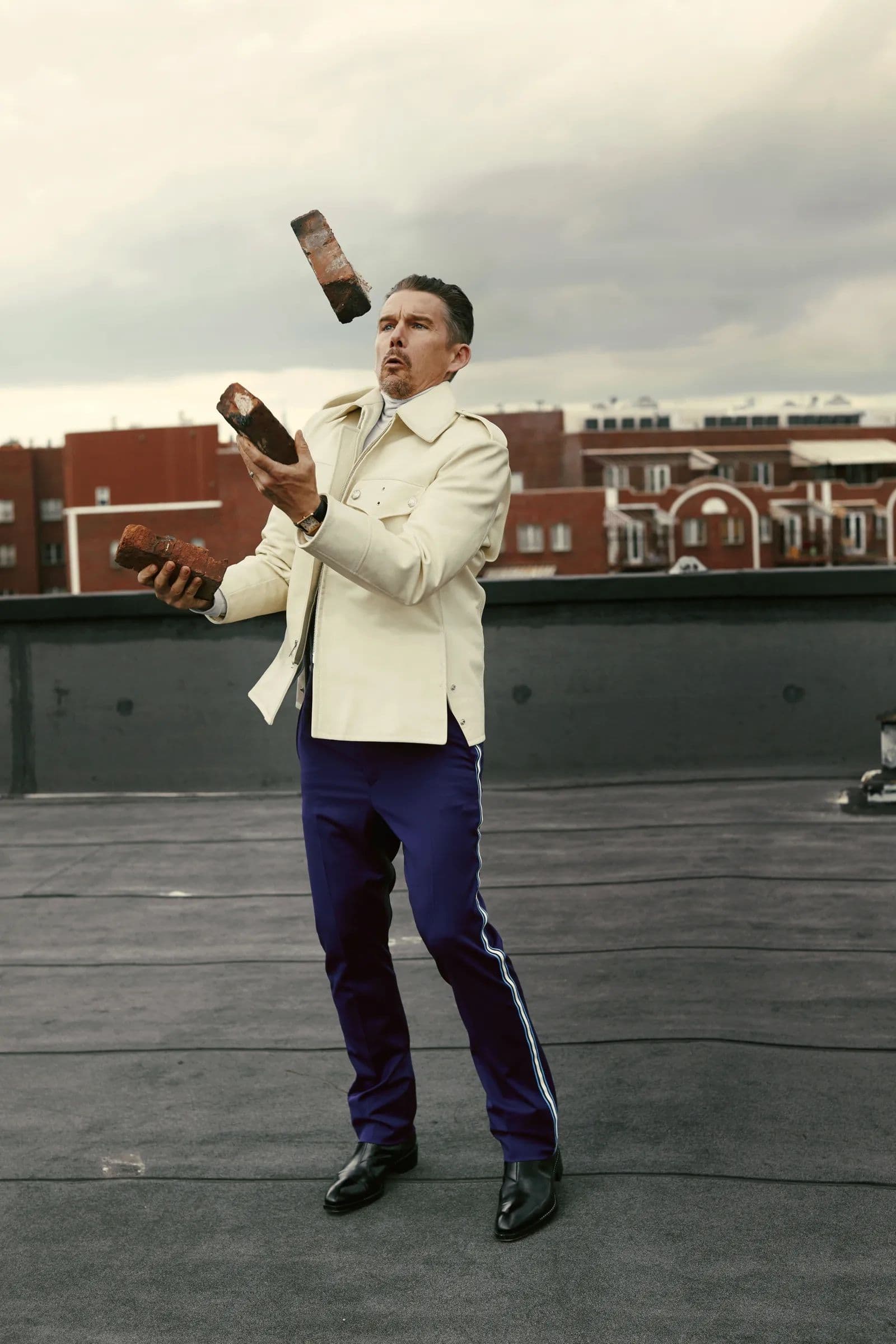 GQ Ethan Hawke - Fanny Latour-Lambert