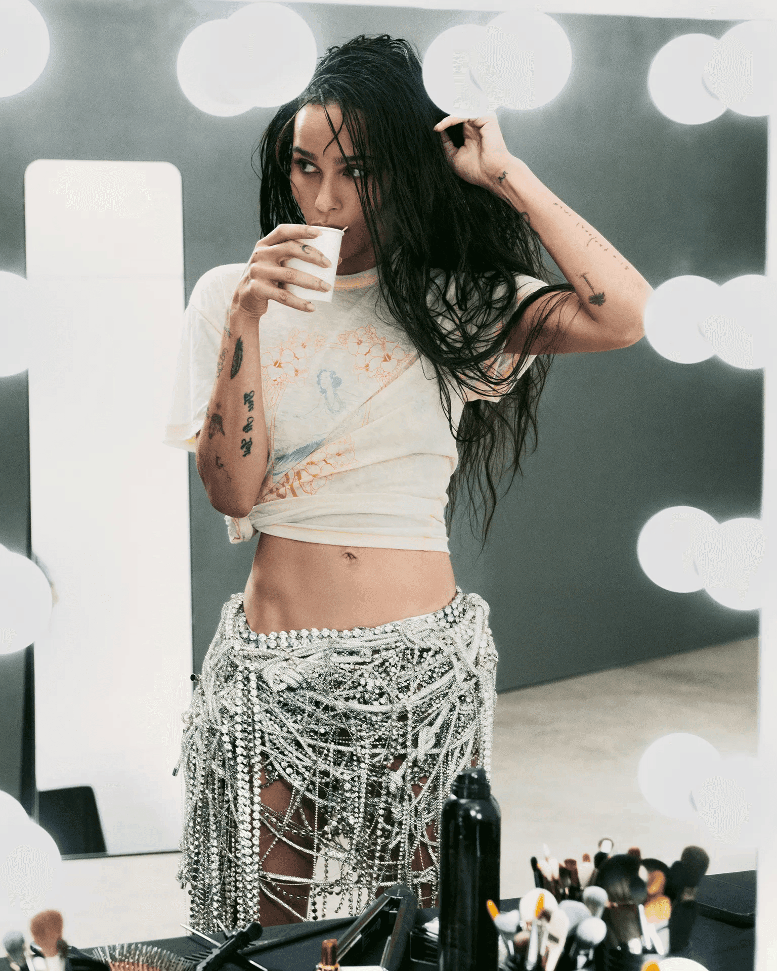 British Vogue ft. Zoë Kravitz - Mikeal Jansson