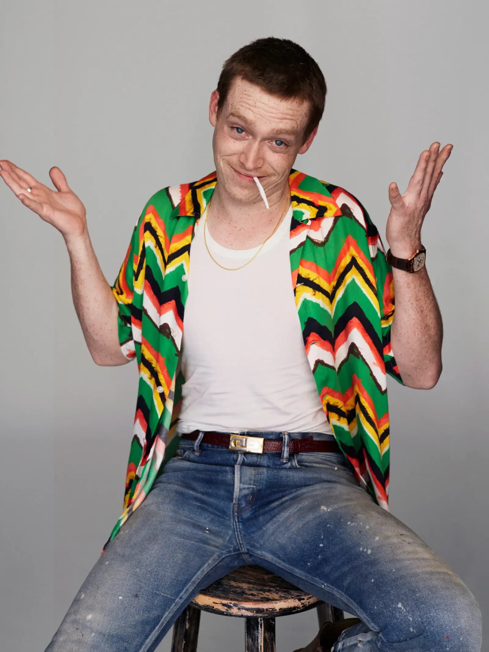 GQ Style Caleb Landry Jones - Thomas Whiteside